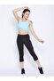 Activewear Crop Top with Twist Knot in Sky Blue - 4