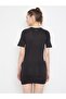 Sports T-shirt Dress in Black - 3