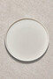 Solid porcelain dinner plate white - 2