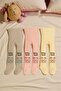 3-Piece Baby Girl & Child Towel/Winter Socks Colorful Kitten Patterned - 4
