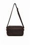 Women's Canvas Mini Crossbody Shoulder Bag with Leather Detail |   Daily Use Stylish Model 25X14 cm - 2
