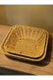 Wicker Rattan Round Serving Tray / Fruit Basket / Bread Bowl - 4