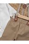 Baby Boy Suit with Bow Tie, Suspender Belt, and Snap Buttons at the Bottom - 4