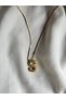 Vip Model 316L Tarnish Resistant Steel Balloon Model Gold Letter S Necklace - 2