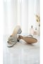 Women's Thick Heeled Very Comfortable Bridal Dowry Slippers - 2