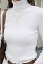 Slim Fit Turtleneck Fisherman Women's Sweater – Winter, Comfortable, and Modern - 3
