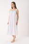 Women's 100% Cotton Strappy Nightgown | V-Neck, Floral Print, Relaxed Fit