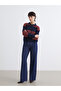Rmz Gi̇yi̇m Farkiyla Devrik Roba Collar Striped Women's Knitwear Sweater - 2