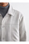 Timeless Clothing & Timeless Choices Comfortable Fit Shirt Roba Collar Suede Men's Coat - 3