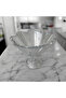 طبق حلاوة زجاجي كبير
