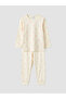 M&B Collection Pink Crew Neck Patterned Girls' Pajama Set 2-Piece - 5