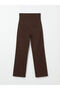 Straight Fit Maternity Jean Pants with Abdominal Panels - 5