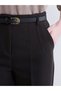 Buy Belt Pieces of Women's Cigarette Fabric Pants (S6) - 3