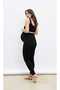 Black Flexible Maternity Leggings & Recovery Pants - 6