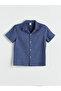 Basic Cotton Boy's Shirt with Nevavm Difference