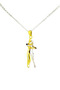 Endless Love Embrace Couple Figure Necklace - 3
