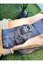 Rhoderick Bitter Brown Handmade Tasseled Genuine Leather Bohemian Corset Belt - 2