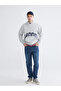 Xside White Long Sleeve Printed Men's Thick Hoodie - 2