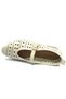 Penduline Genuine Leather Orthopedic Women's Casual Ballerina Shoes Beige - 5