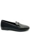 Godwit Genuine Leather Orthopedic Women's Casual Ballerina Shoes Black - 2