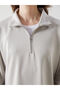 Women's Stand Collar Sweatshirt - 3