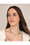 Green Geometric Gold Necklace - 2