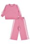 Striped Bowknot Tracksuit Set for 2-5 Years Old - Pink 5-6 Years Old