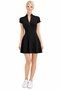 Women's Shorts Skirted Zippered Swimsuit - 2