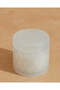 White Lotus Texture Glass Jar Candle - 2