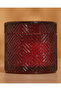 Rouge Velvet Texture Glass Jar Candle - 2