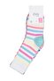 Circled 5-Piece Socks for Girls Aged 2-12 - 4
