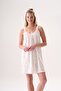 100% Cotton Rope Strap Summer Women's Dress 26007 - 3