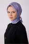 Purple Classic Pattern 100% Twill Silk Scarf 4317 - 36 - 2