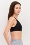 Women Sportswear Fit Training Sports Bra, Black - 2