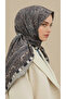 وشاح قطني بنمط عرقي 120*120 سم - 3