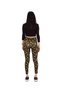 Women's Black Patterned High Waist Recovery Sports Classic Leggings - 8