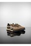 Women's Lace-Up Suede Detailed Thick Sole Casual Sports Shoes Elvigos Brown - 2
