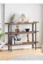 110cm Reception Table Console Table for Entryway Modern Home Sofa Coffee Table Entrance Table Dining Room Kitchen Bar Display Table for Hallway Living Room Bedroom