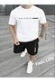 Women'S/Men's Loose Fit T-Shirt and Shorts Balance Set