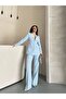 Button Detailed Double Blazer Suit - 3