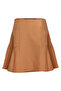 Women Camel Flared Mini Skirt - 6