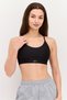 Women Sportswear Fit Training Sports Bra, Black