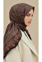 وشاح قطني بنمط عرقي 120*120 سم - 2