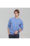 سويت شيرت رجالي مريح برقبة دائرية مطرز - 3