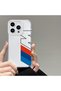 iPhone 14 Pro Compatible Case with Transparent Camera Protection, Bmw Pattern Soft Silicone Phone Case - 2