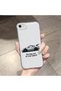 iPhone Se 2020 Compatible Case Transparent Camera Protected Soft Silicone Phone Case Sports Car Pattern