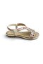 25Y187-3 Women's Stoned Flat Sole Comfort Sandals - 2
