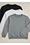Men's 3-Piece Set Long Sleeve Basic Sweatshirt