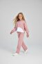Girls' Hooded 2-Piece Set with Stone Details - 2