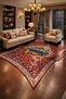 Mosso Wavy Traditional Patterned Woven Base Modern Decorative Carpet Sdt248 - 2